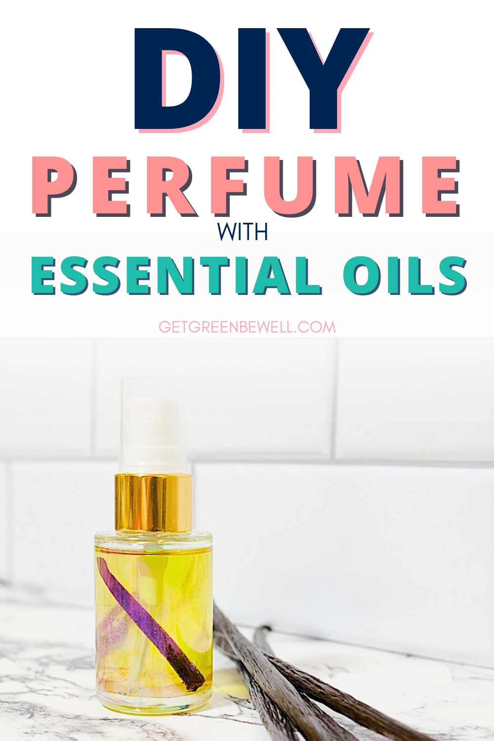 Diy perfume with essential oils.