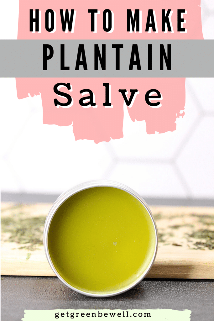 How to make plantain salve.